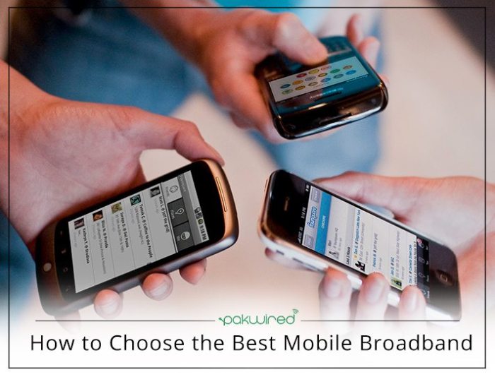 Mobile broadband plans